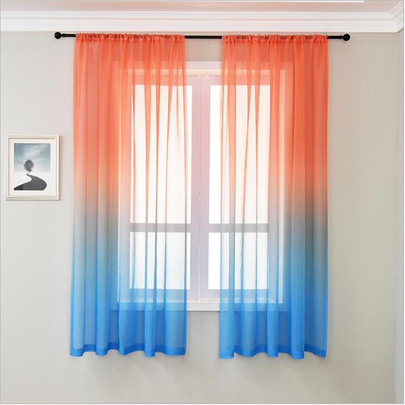Decor Lighting Sales - Direktverkauf ab Werk: Farbverlauf Transparente Vorhänge,