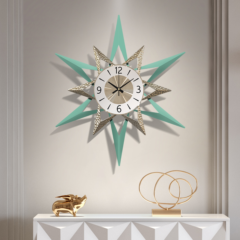 Lighting Home Decor Wall Clocks - 80 cm große Wanduhr für Wohnzimmer,