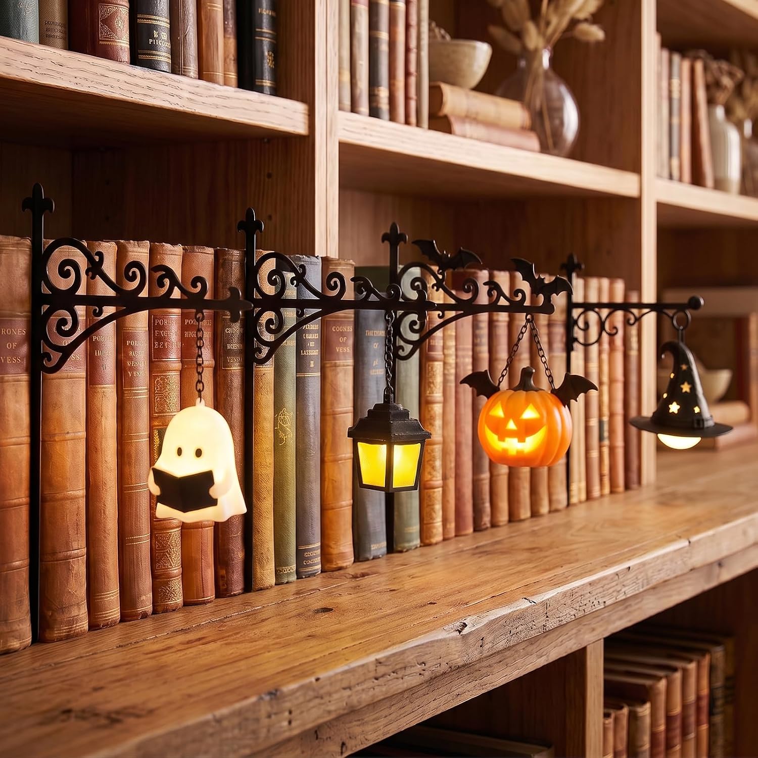 Lighting Decor In Room - Bibliothekslaterne - Dekorative Bücherregal-Beleuchtung, Leseecke, LED-Nachtlicht,