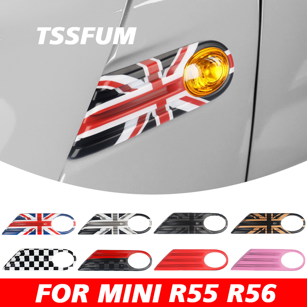Union Lighting & Decor - Union Jack Auto-Außenseitenkotflügel-Abdeckung mit Signalleuchten-Dekorationsgehäuse-Aufkleber für