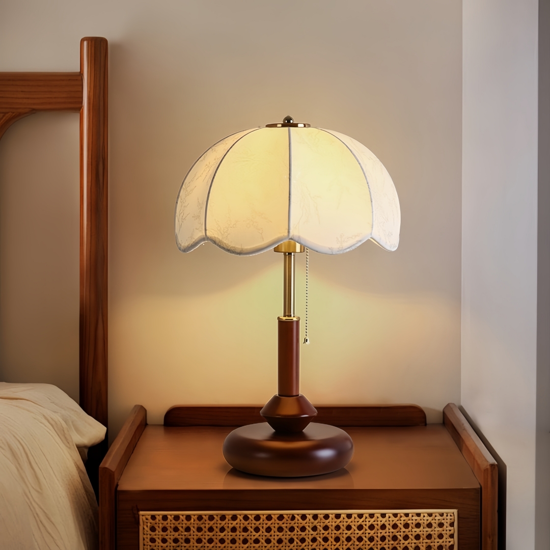 Lighting Decor For Bedroom - Vintage gewölbte Kuppel-Tischlampe für Schlafzimmer, Nachttisch,