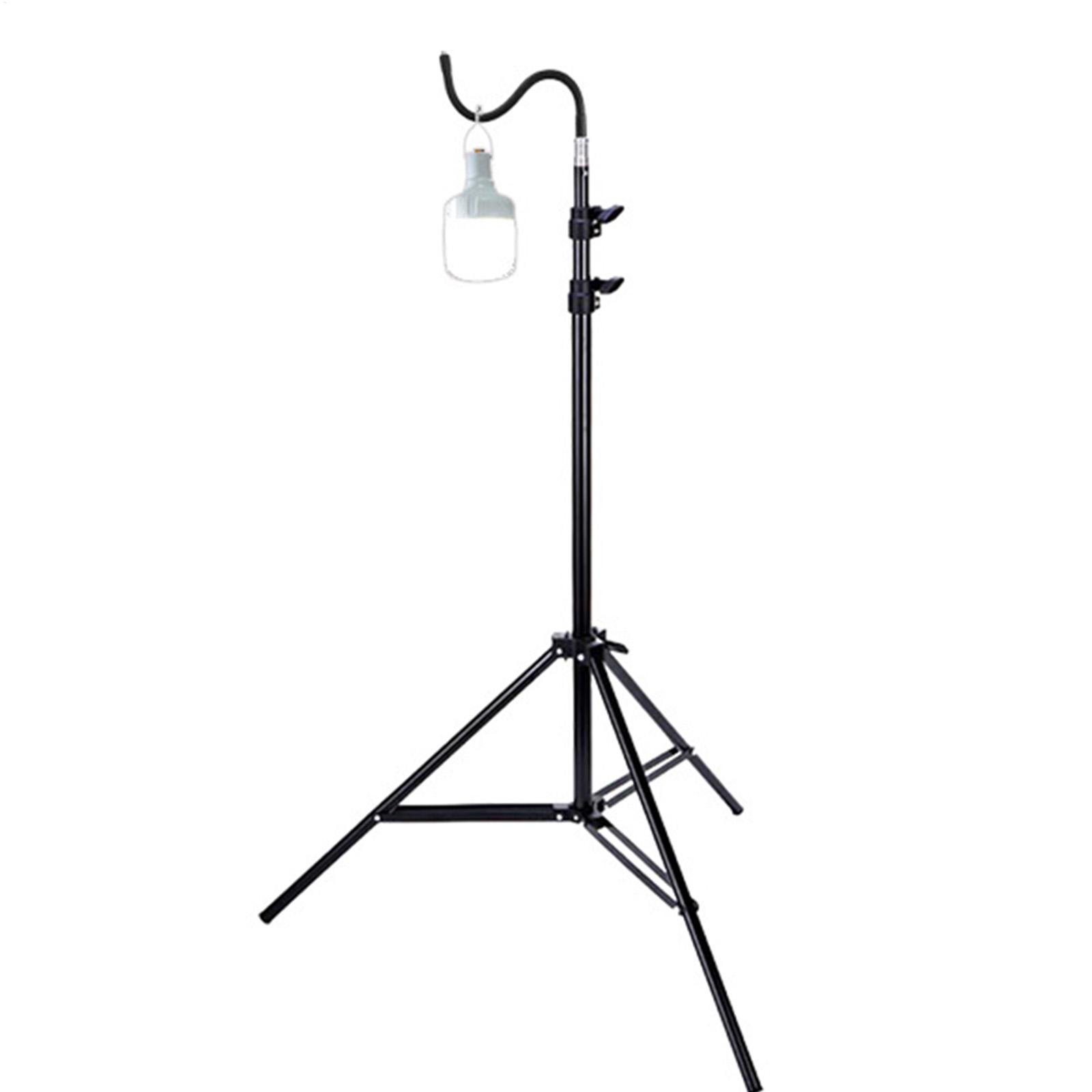 Floor Lamp Tripod - 2m Camping-Lichtstativ, faltbar, teleskopierbar, verstellbar, leichtes