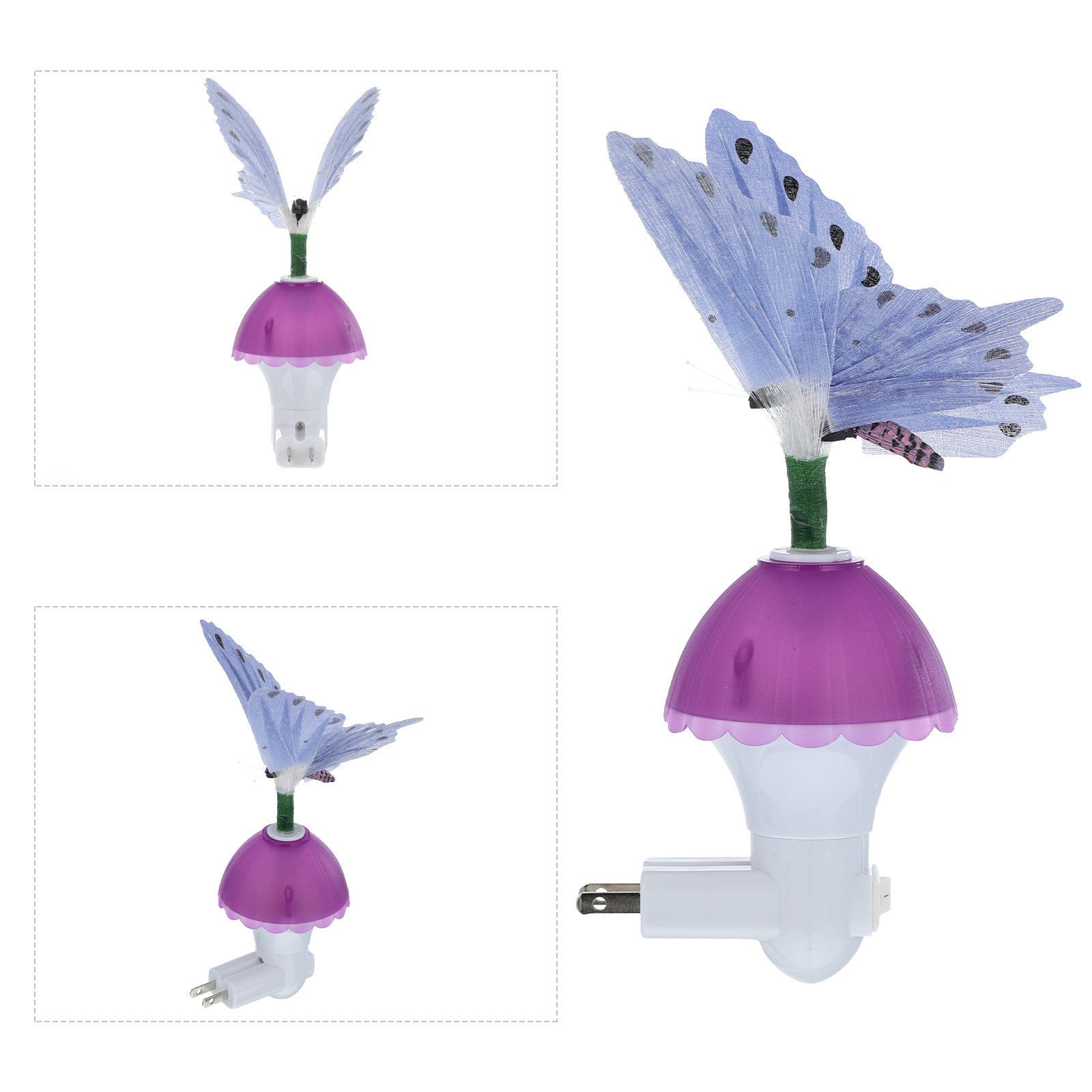 Bedroom Lighting Decor Ideas - Schmetterling-Nachtlampe 3D-Visuelles Nachtlicht Warmes Elegantes Design