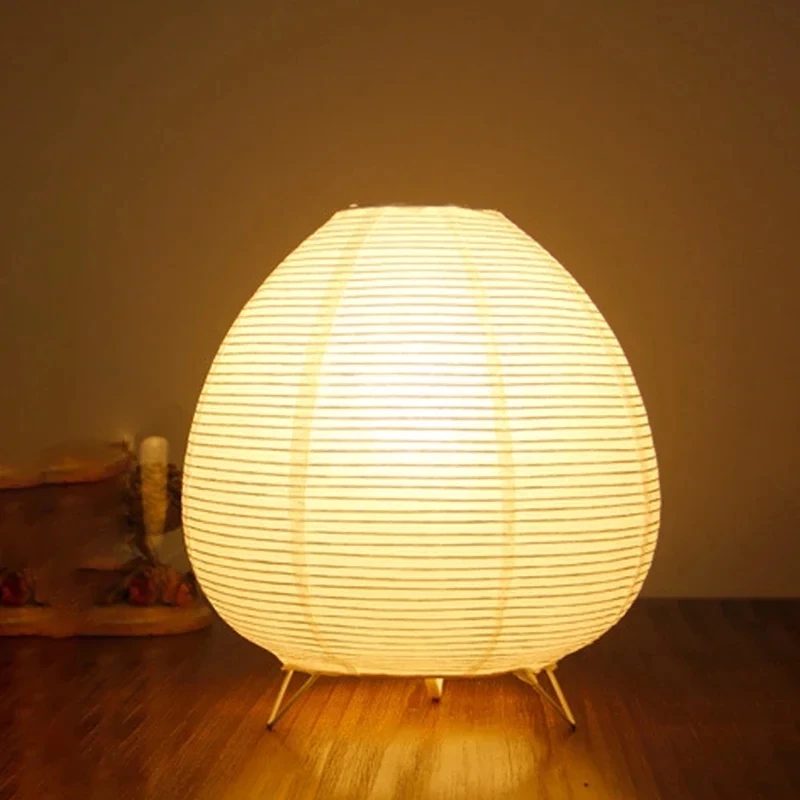 Floor Lamp Tripod - Japanische Reispapier Laterne Led Tischlampe Wohnzimmer