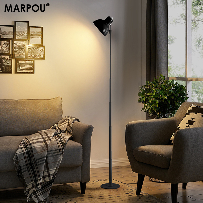 Floor Lamp Tripod - MARPOU Stehlampe, verstellbar, mit 3 Farben,