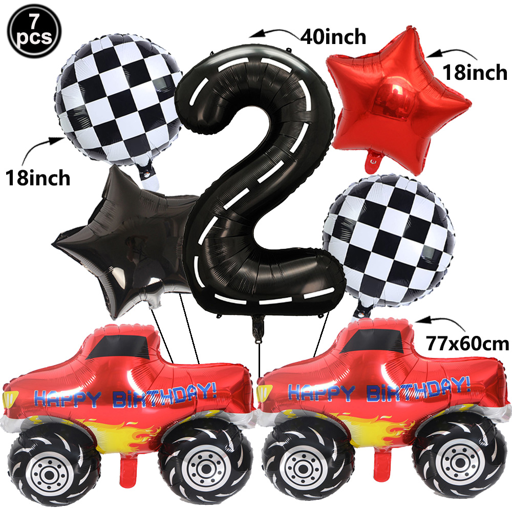 1set Monster Truck Luftballons – Lighting Mcqueen Birthday Decor Bewertung und Preis