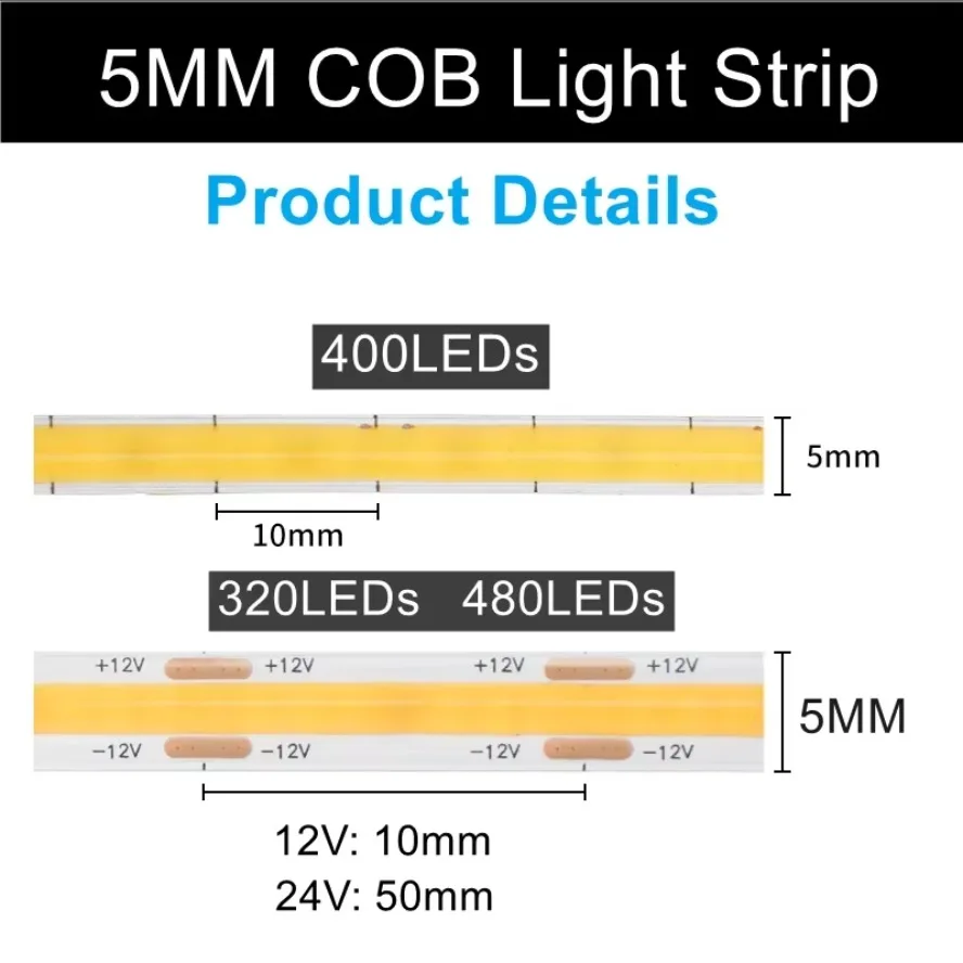 480 400 320 LEDs/m 12 V 24 V 5 – Lighting Decor And More Bewertung und Preis