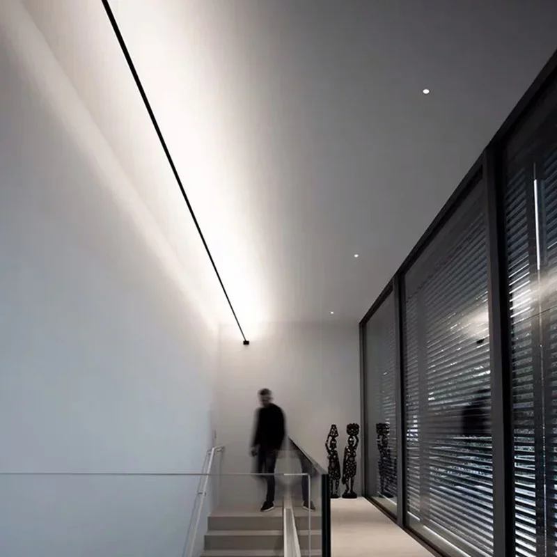 Moderne Schwarz Weiß Lineare W – Foyer Lighting Wall Decor Bewertung und Preis