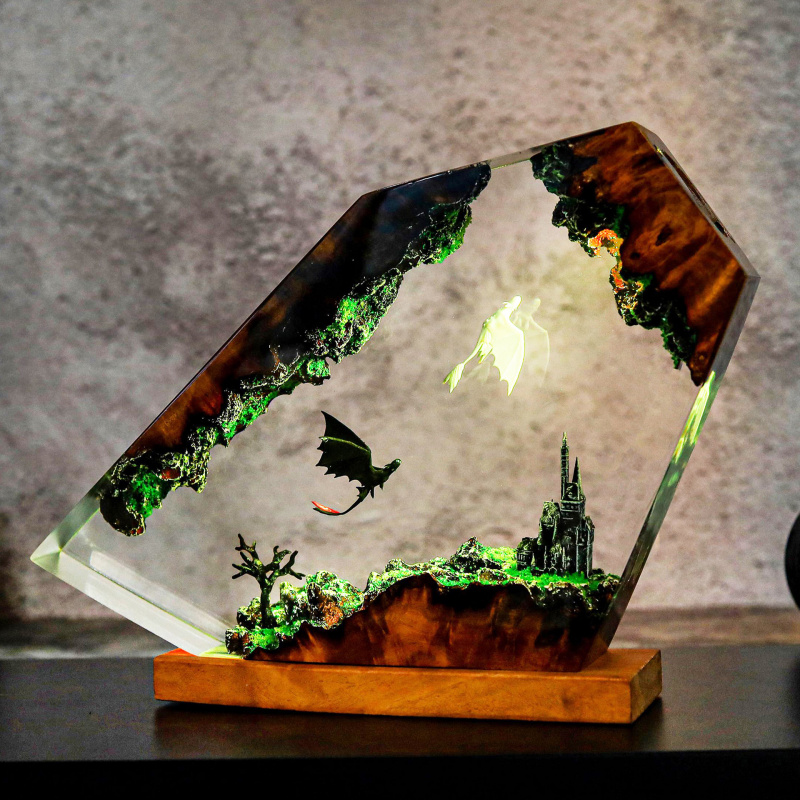 Kreative Harz-Nachtlampe Schla – Decor Lighting Sales Bewertung und Preis
