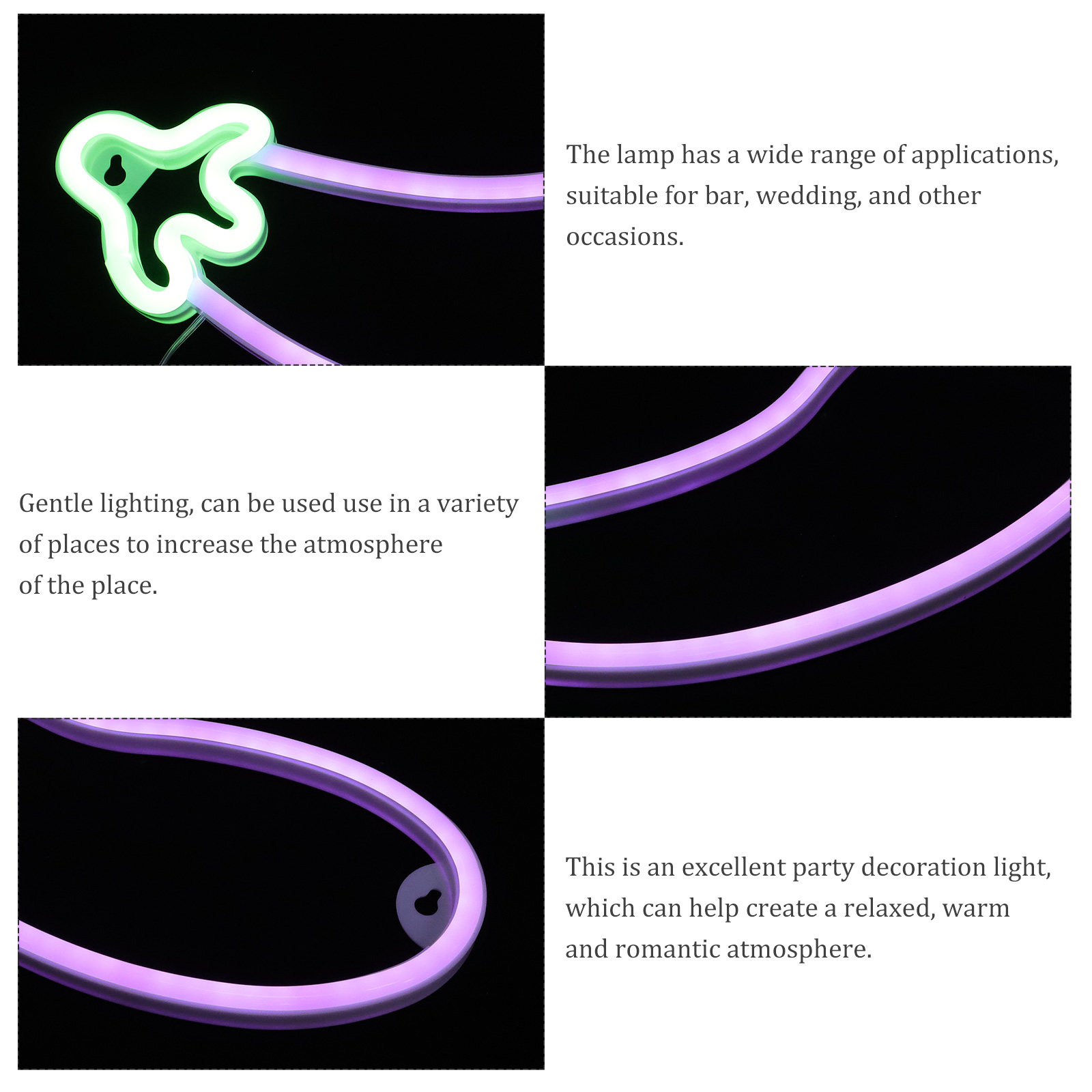 Auberginen-Neonlicht LED-Nacht – Bedroom Lighting Decor Ideas Bewertung und Preis