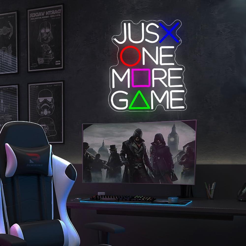 Just One More Game Neon-Schild – Lighting Decor And More Bewertung und Preis
