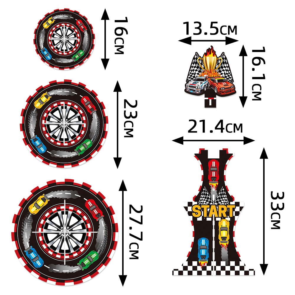 Rennwagen-Geburtstagsparty-Dek – Lighting Mcqueen Birthday Decor Bewertung und Preis