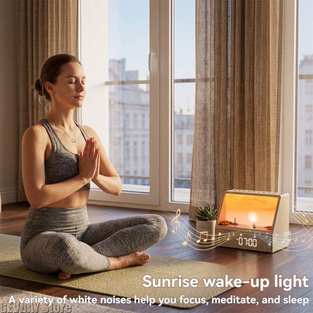 Sonnenaufgang-Weckuhr mit weiß – Lighting Decor Sunrise Bewertung und Preis