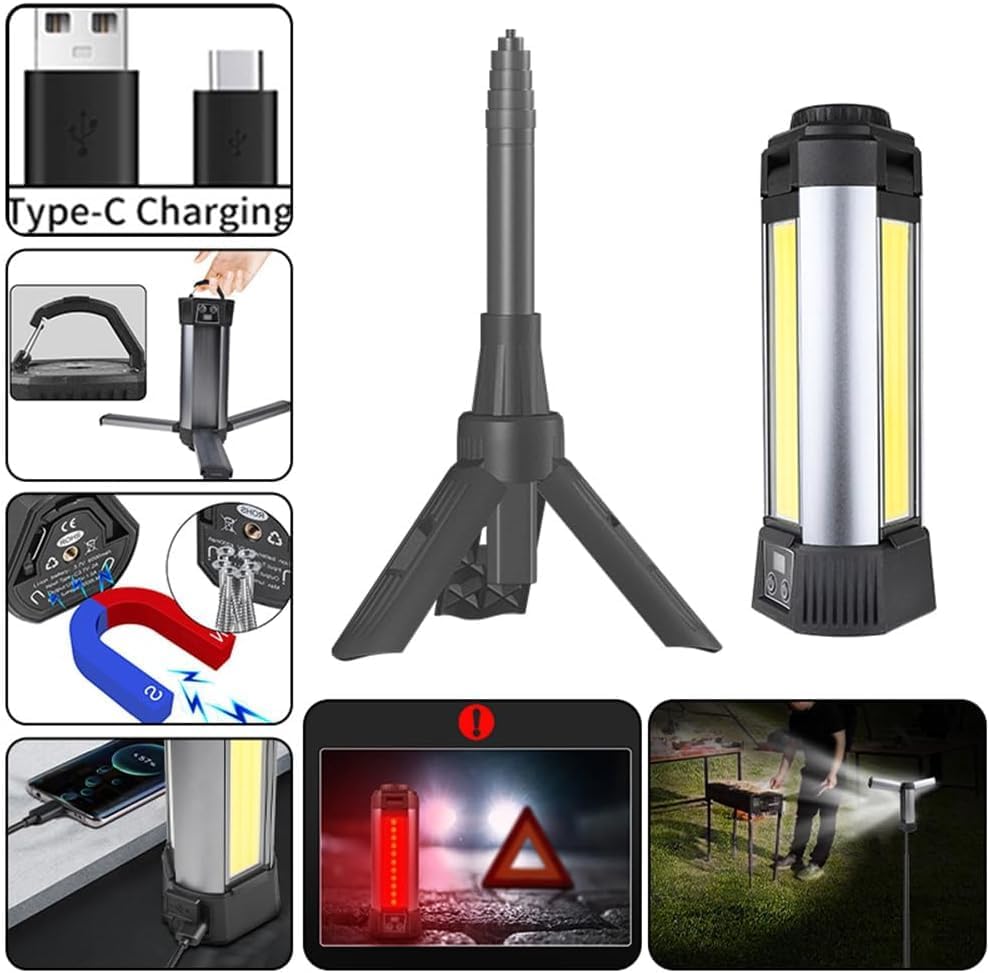 Wiederaufladbare Arbeitsleucht – Floor Lamp Tripod Bewertung und Preis