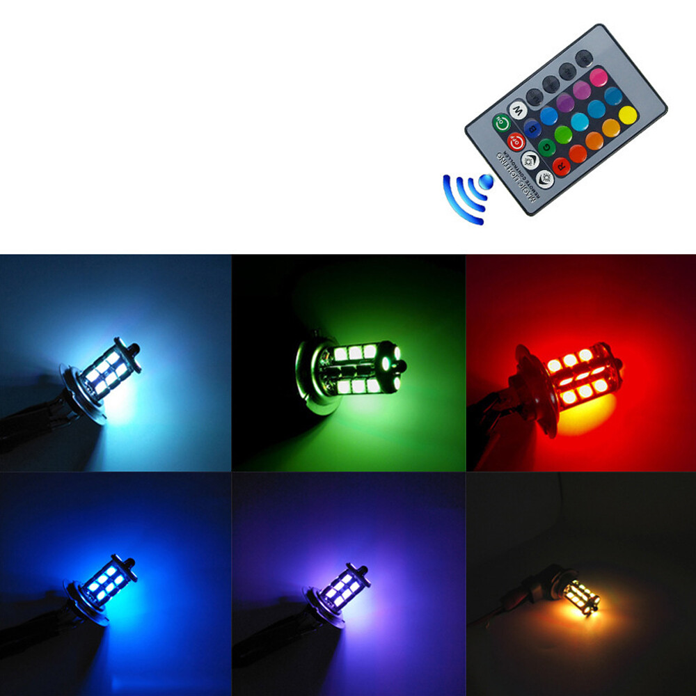 2x RGB H11 H9 H8 5050 27SMD Au – Touch Dimmer Lamp Bewertung und Preis