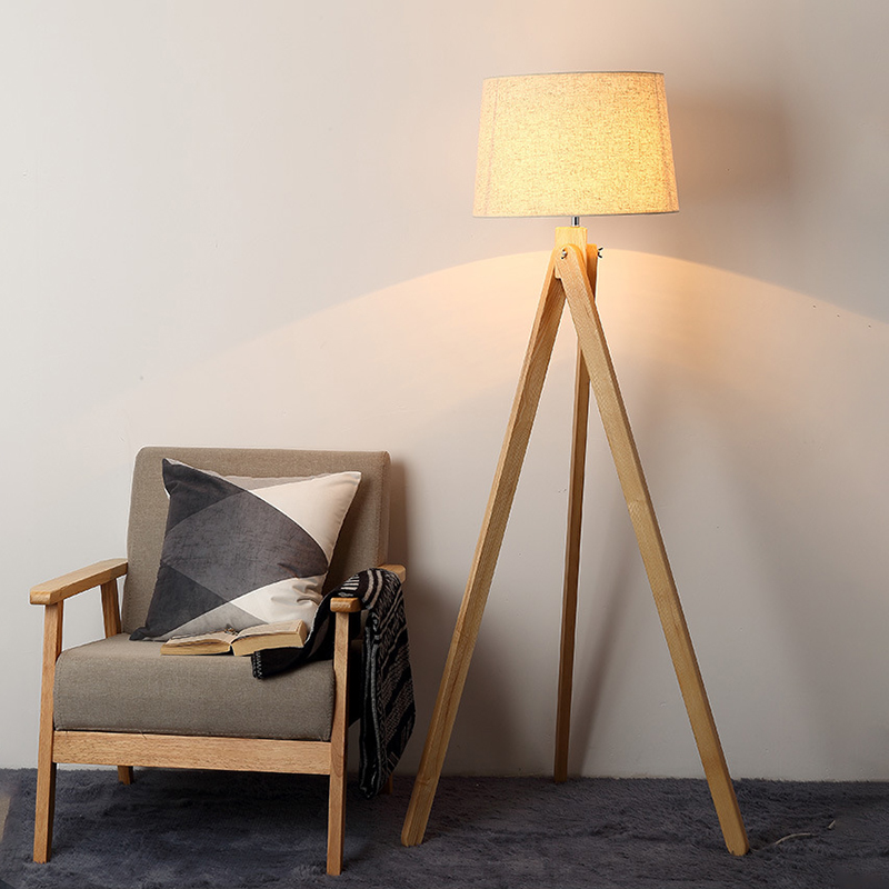 Nordic Holz Boden Lampen Holz  – Floor Lamp Tripod Bewertung und Preis