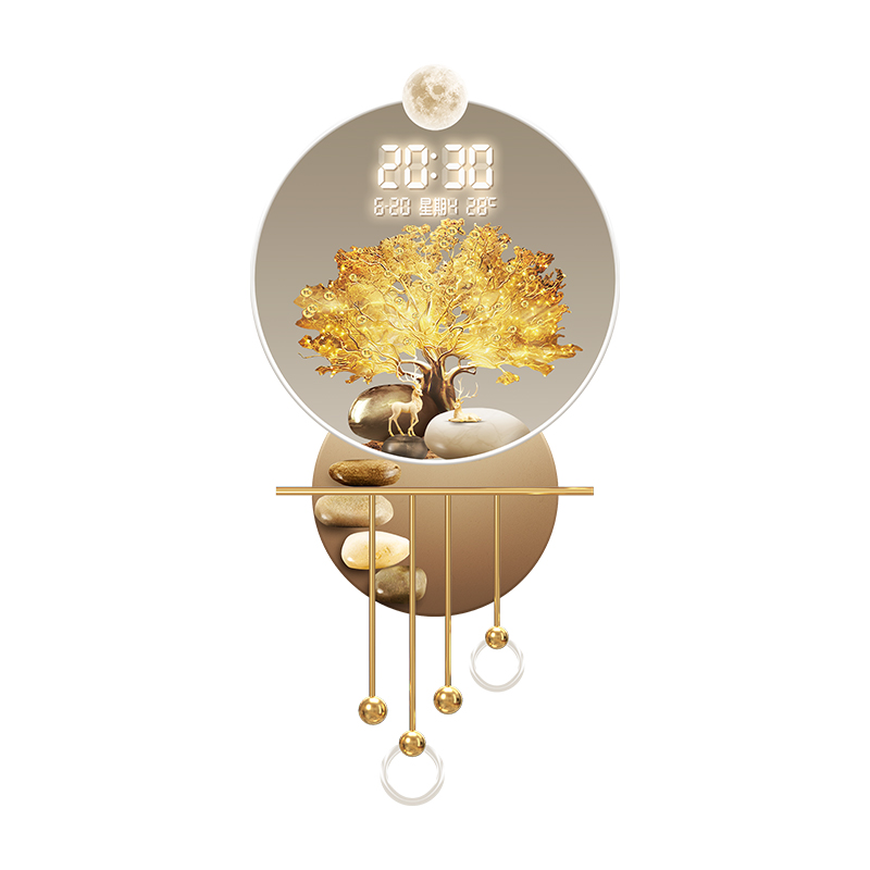 Leichter Luxusstil, Reichtumsb – Wall Decor Lighting Tree Bewertung und Preis