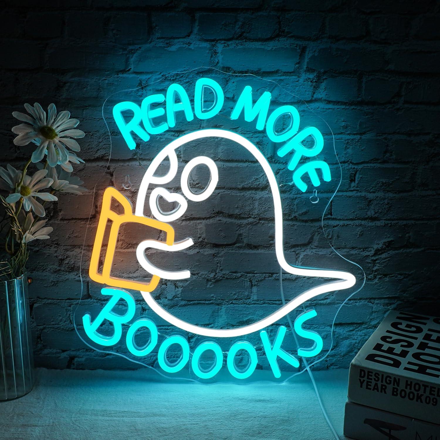 Mehr Bücher Neonschild USB Dim – Lighting Decor And More Bewertung und Preis
