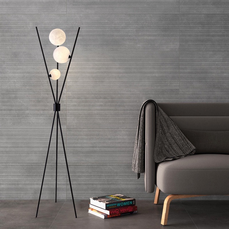 Nordische Moderne Mond-Stehlam – Floor Lamp Tripod Bewertung und Preis