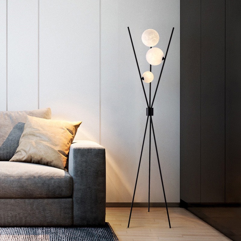 Nordische Moderne Mond-Stehlam – Floor Lamp Tripod Bewertung und Preis