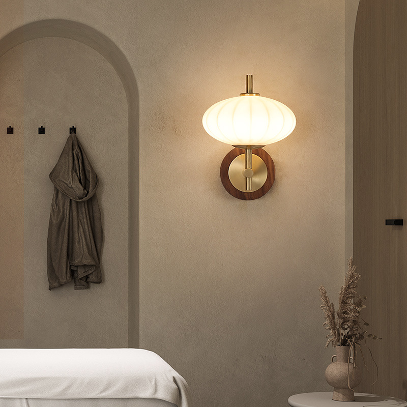 Moderne Walnuss Wandleuchte In – Foyer Lighting Wall Decor Bewertung und Preis