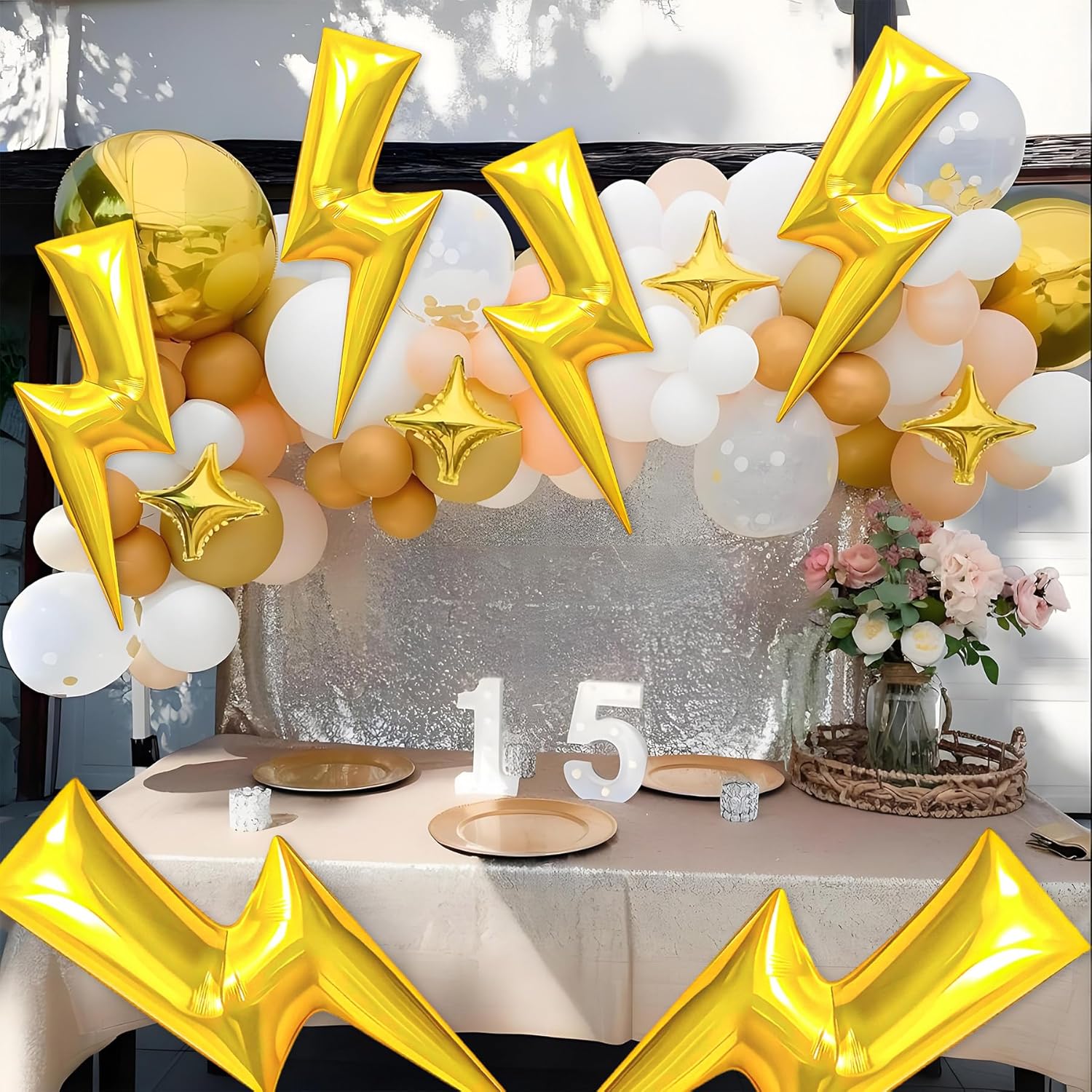 6 Stück/Set 91,44 CM Große Bli – Lighting Mcqueen Birthday Decor Bewertung und Preis
