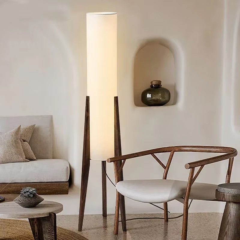 Japanische Holzbodenlampe Wabi – Floor Lamp Tripod Bewertung und Preis