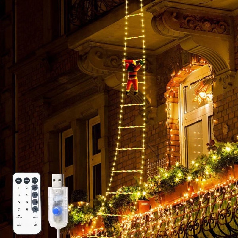 1 stücke Weihnachten Dekoratio – Wall Decor Lighting Tree Bewertung und Preis