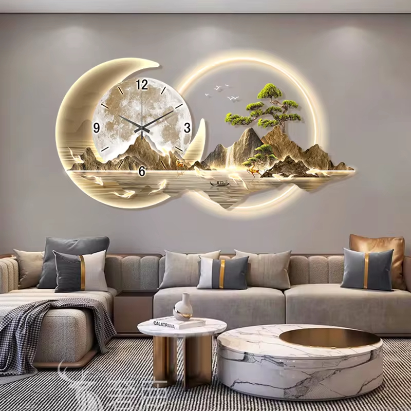 Mode Luxus Uhr Wand chinesisch – Lighting Home Decor Wall Clocks Bewertung und Preis