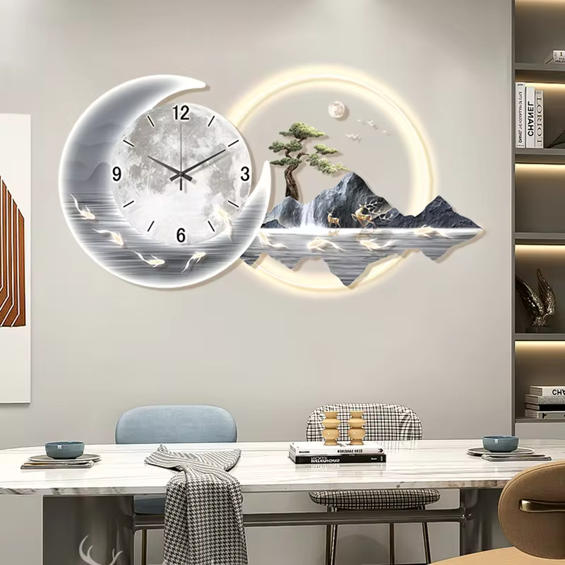 Mode Luxus Uhr Wand chinesisch – Lighting Home Decor Wall Clocks Bewertung und Preis