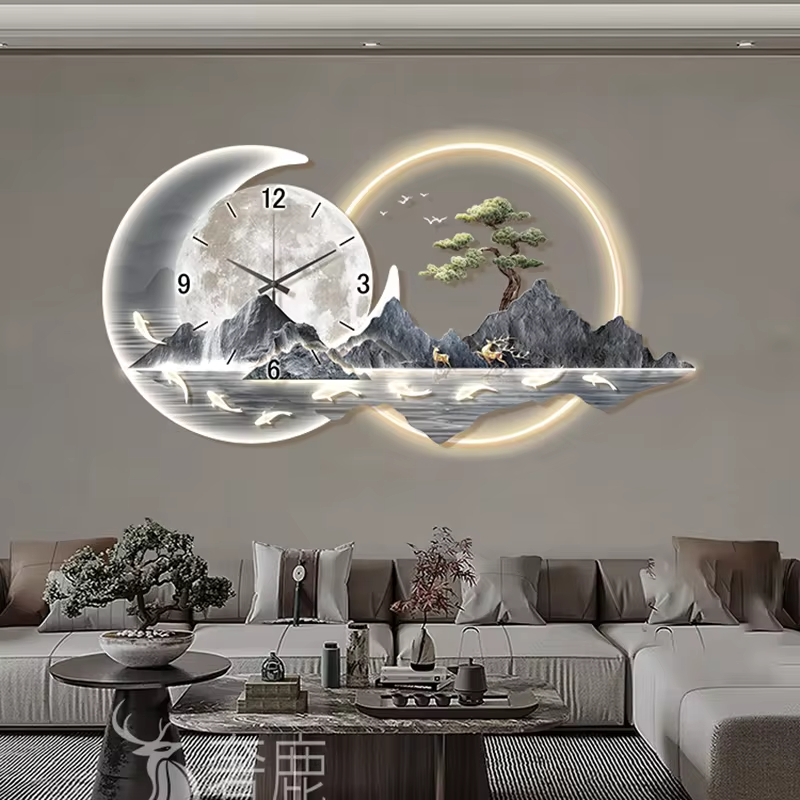 Mode Luxus Uhr Wand chinesisch – Lighting Home Decor Wall Clocks Bewertung und Preis