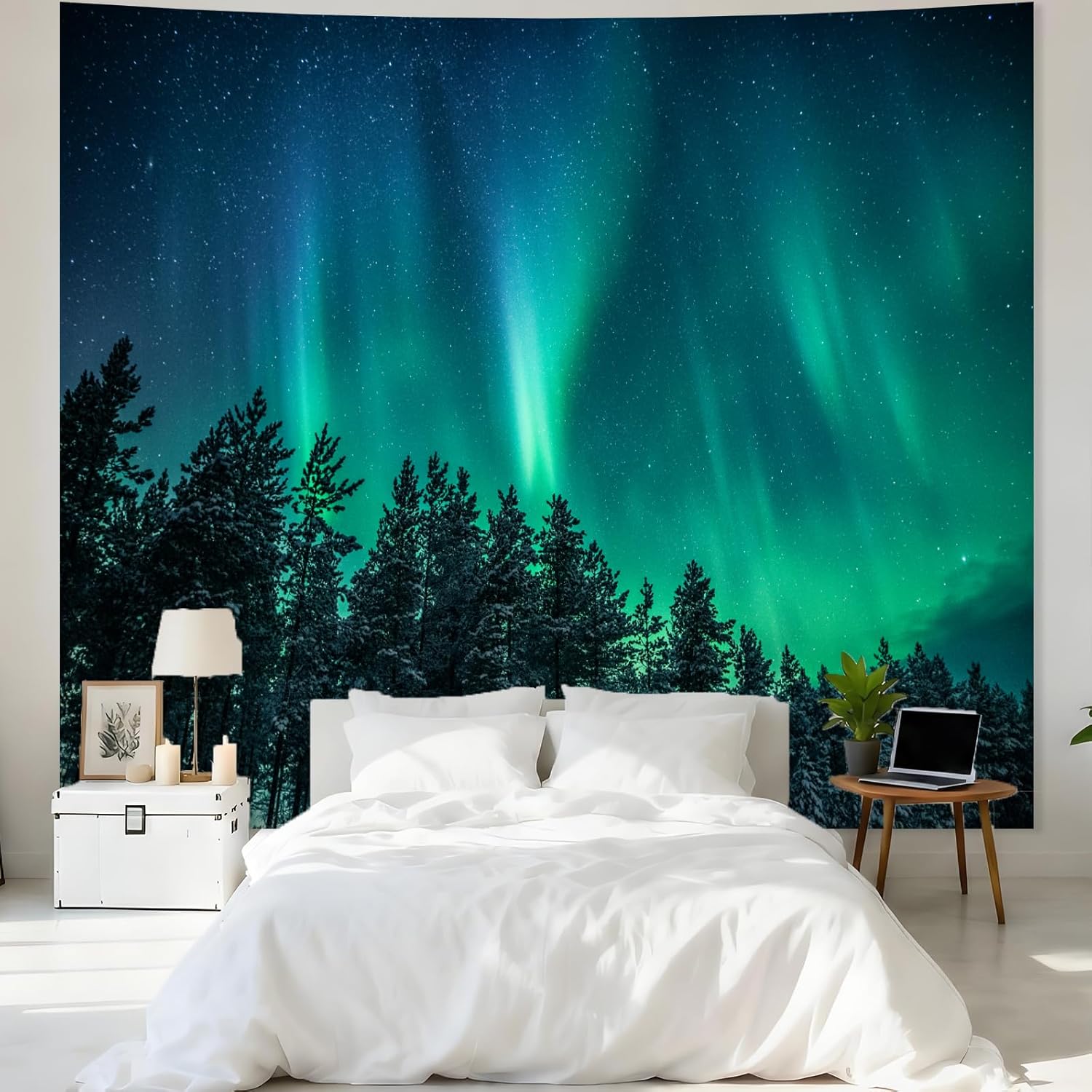 Große Wandteppiche mit Nordlic – Wall Decor Lighting Tree Bewertung und Preis