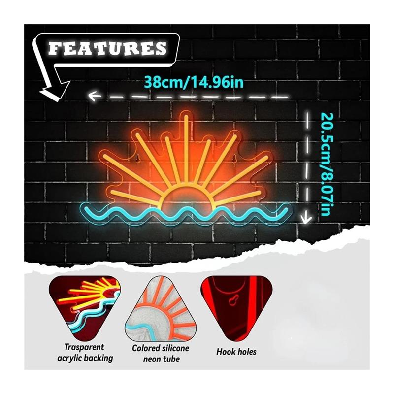 Sonnenaufgang-Sonnenuntergang- – Lighting Decor Sunrise Bewertung und Preis
