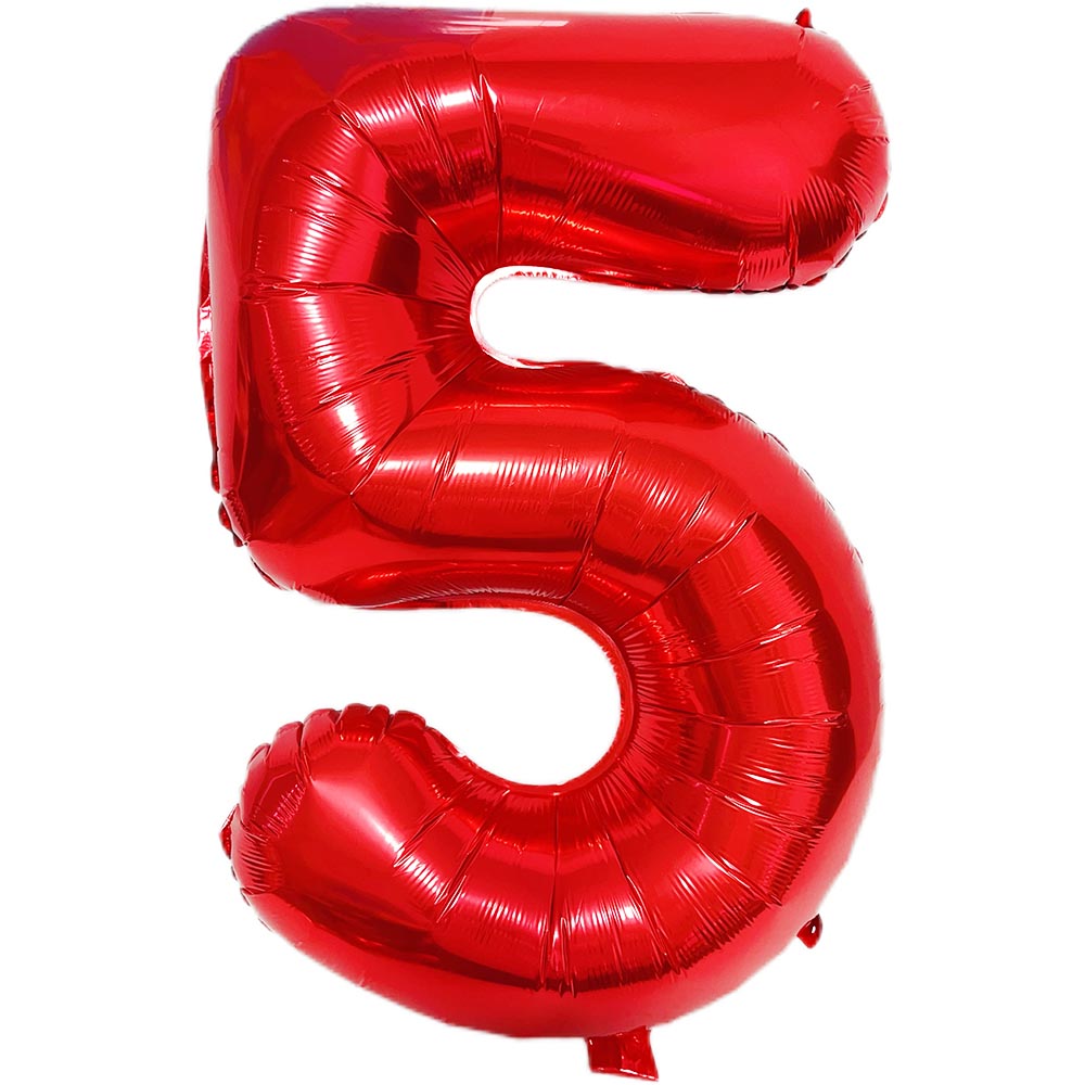 Mehrfarbige große Zahlen 5 Bal – Lighting Mcqueen Birthday Decor Bewertung und Preis
