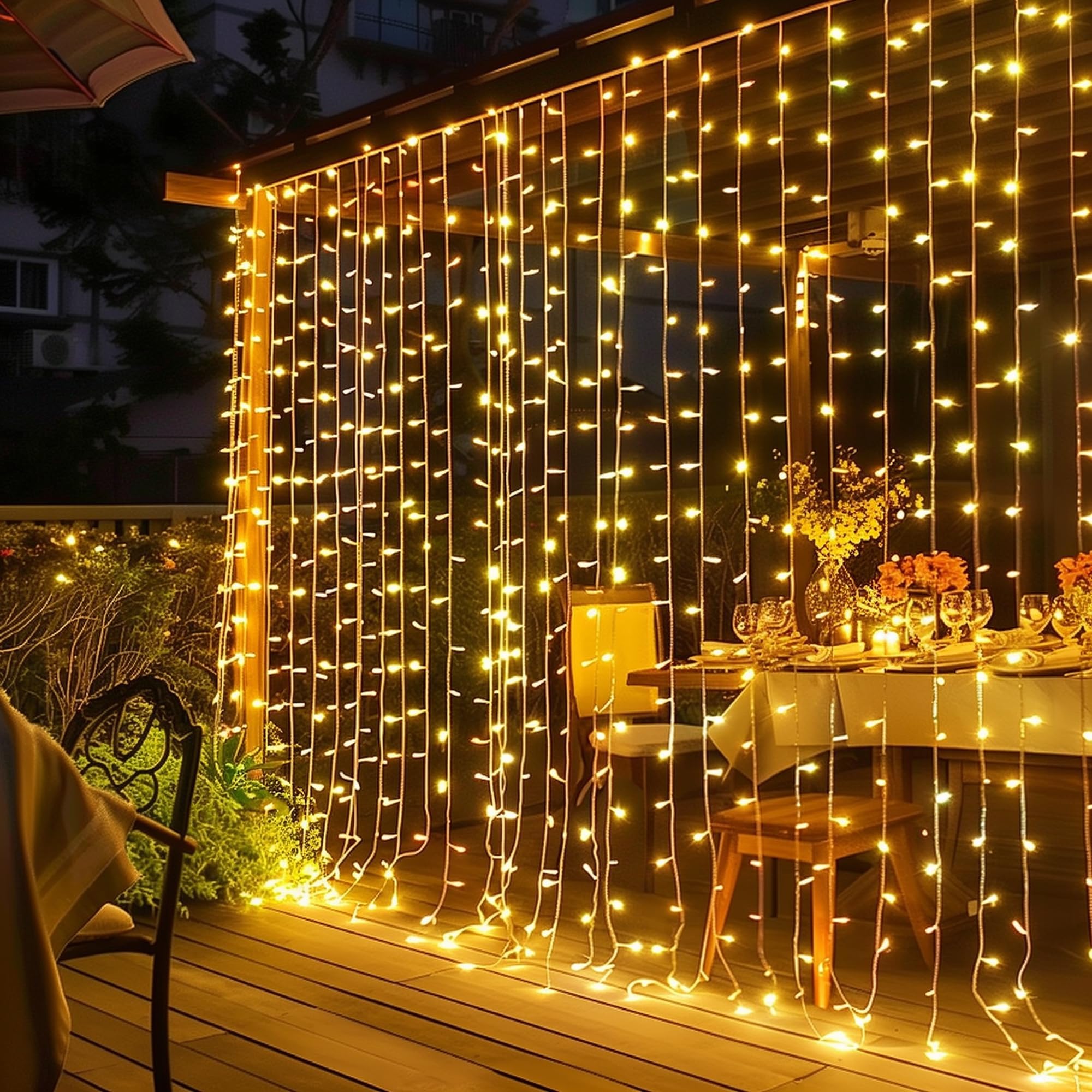 Dazzle Bright 300 LED-Lichterk – Outdoor Lighting Wedding Decor Bewertung und Preis