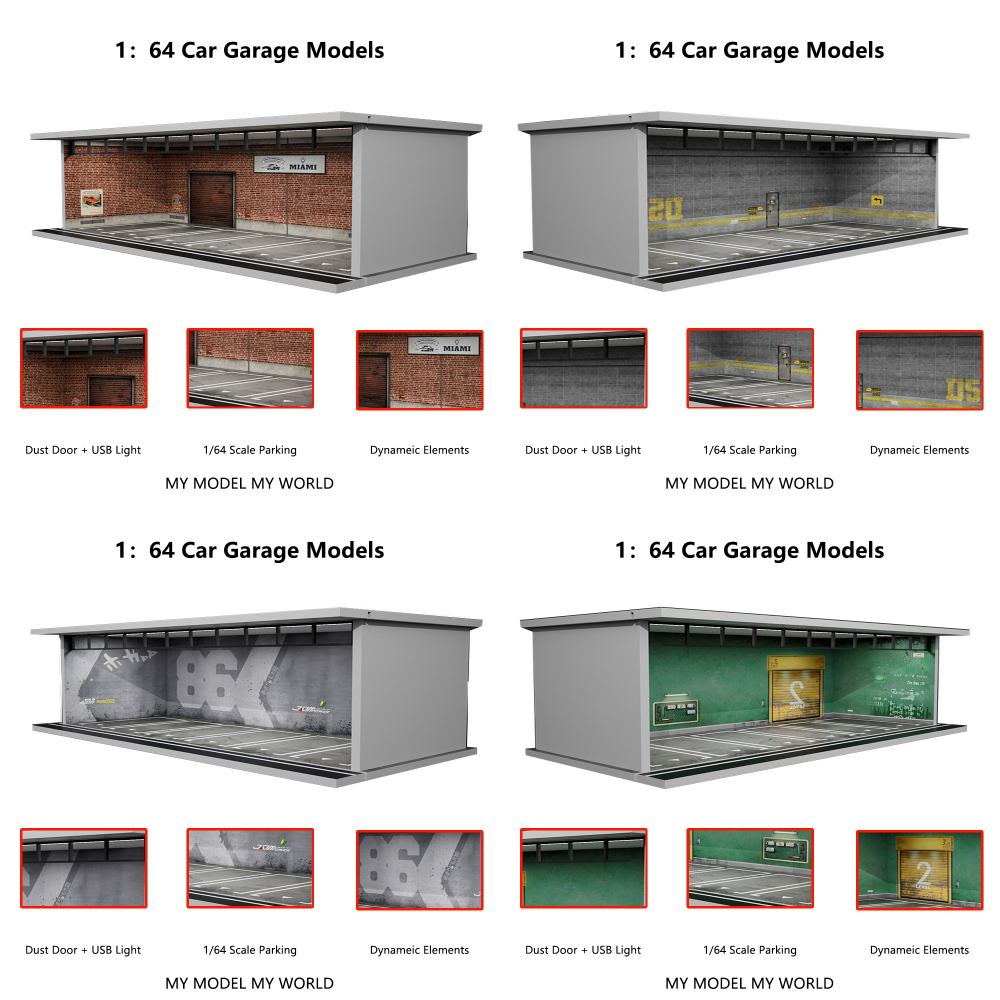 Mehr Kunst 1/64 Auto Garage Di – Lighting Decor And More Bewertung und Preis