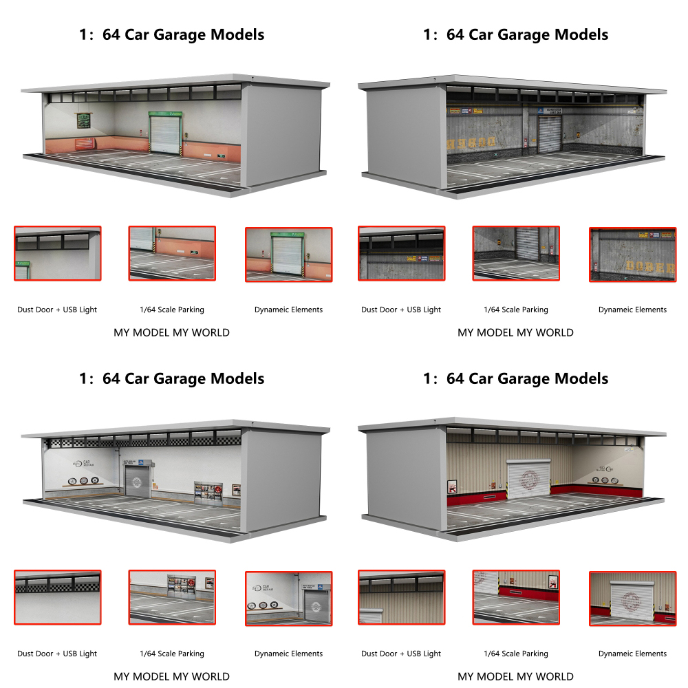 Mehr Kunst 1/64 Auto Garage Di – Lighting Decor And More Bewertung und Preis